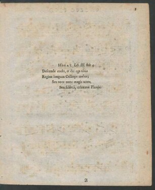 Horat. Lib. III. Ode 4.
