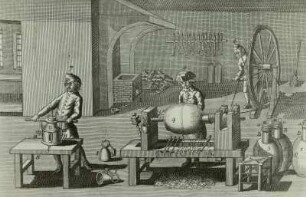 Schauplatz der Künste, Zinngießerkunst, 1795