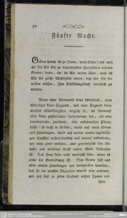 Fünfte Nacht