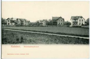 Radebeul. Weintraubenstraße