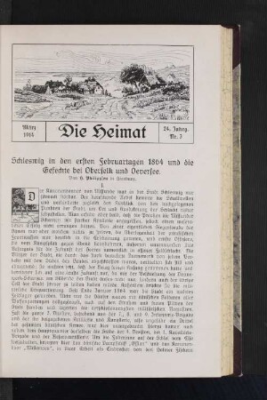 Schleswig in den ersten Februartagen 1864 und die Gefechte bei Oberselk und Obersee.
