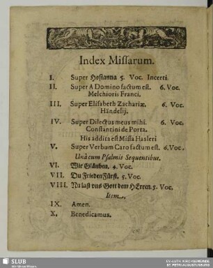 Index missarum.