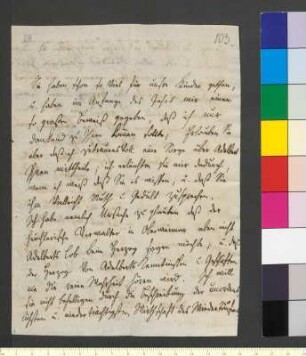 Brief von Herder, Karoline an Goethe, Johann Wolfgang von