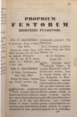 Proprium Festorum Dioecesis Fuldensis.