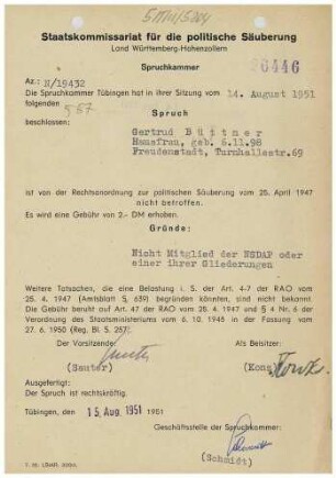 Büttner, Gertrud