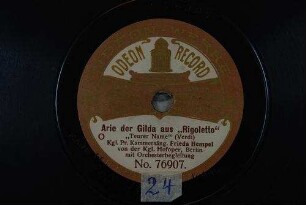 Arie der Gilda aus "Rigoletto" : "Teurer Name" / (Verdi)
