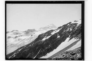 Blick auf das Allalinhorn vom Hüttenweg aus gesehen