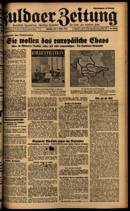 Ausgabe vom Freitag, den 05. April 1940.