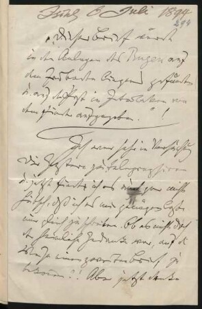 Brief an Clara Schumann : 06.07.1894