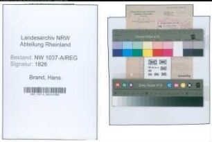 Entnazifizierung Hans Brand , geb. 20.09.1903 ()