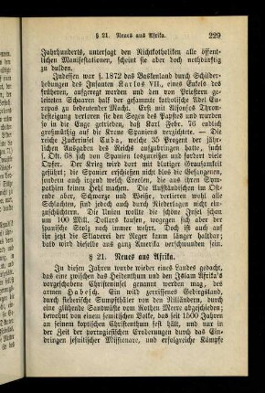 229-234, § 21. Neues aus Afrika