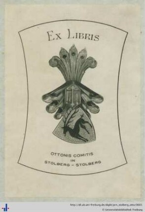 [Provenienz]: Stolberg-Stolberg, Otto zu