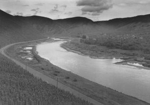 Mosel vor Staustufenbau bei Fankel