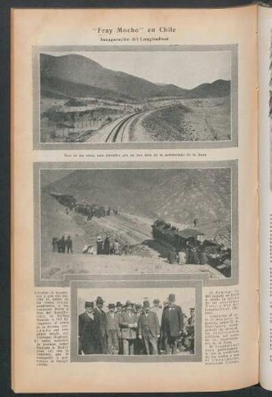 "Fray Mocho" en Chile : Inauguración del Longitudinal