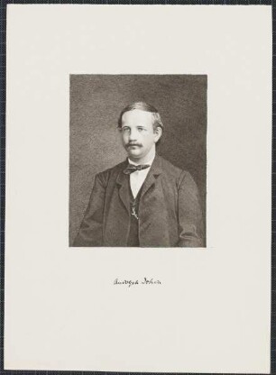 Icones Professorum Marpurgensium — Bildnis des Hans Heinrich Alfred Rudolph Dohrn (1836-1915)