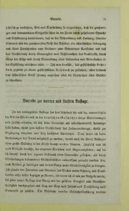 Vorrede zur vierten und fünften Auflage