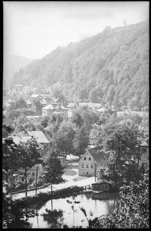 Tharandt. Blick ins Badetal