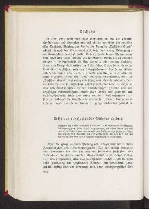 Rückfahrt