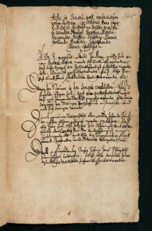 Wintersemester 1634/1635. Rektorat Christoph Besold.