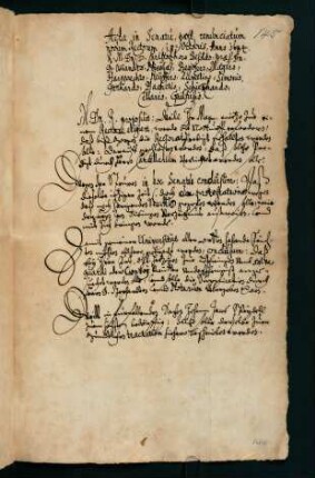 Wintersemester 1634/1635. Rektorat Christoph Besold.