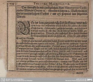 Der fürtreffliche und Hhochgelehrte Herr Hieronymus Cardarnus der Medici Doctor....