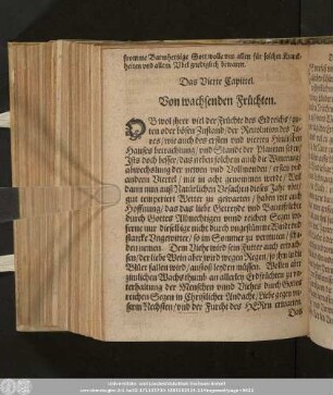 Das Vierte Capittel. Von wachsenden Früchten.