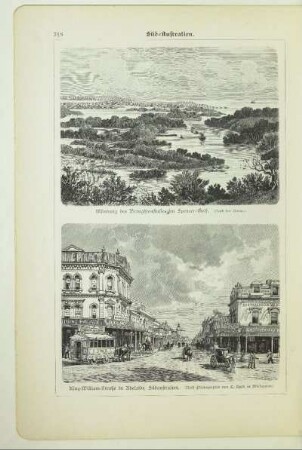King-William-Straße in Adelaide, Südaustralien