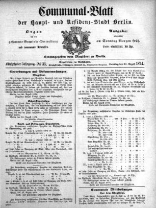 1874,35: No. 35, 30. August 1874