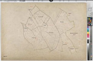 Vorhelm (Ahlen), Flurbereinigung Vorhelm, Bl. 12 Zuteilungskarte Vorhelm Flur 12