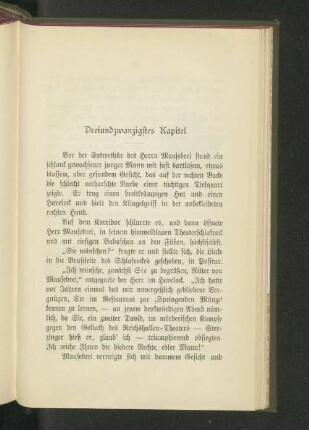 Dreiundzwanzigstes Kapitel