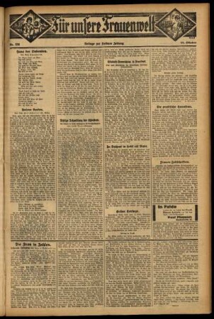 Zweite Ausgabe vom Donnerstag, den 15. Oktober 1931.