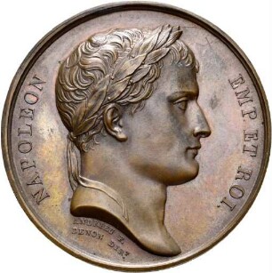 Medaille auf die Besetzung der drei Hauptstädte Berlin, Warschau und Königsberg 1807