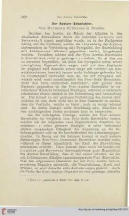 15: Der Aceton-Entwickler