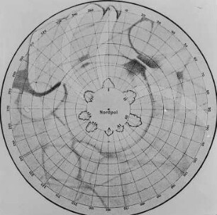 Nordpolkarte des Mars : Technikgeschichte | Astronomie | Planeten