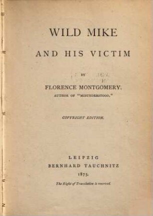 Wild Mike and his victim