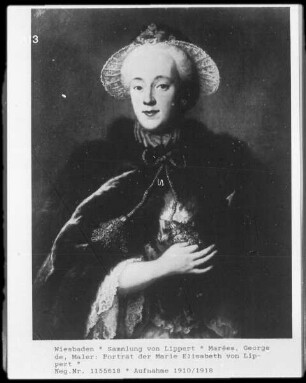 Porträt der Marie Elisabeth von Lippert