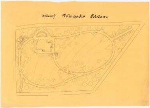 Villengarten bei Potsdam: Villengarten im Grundriss