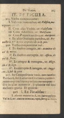 IV. De Figura.