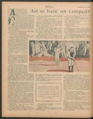 Así se hace un campeón de Golf : Cuento por Talbert Josselyn