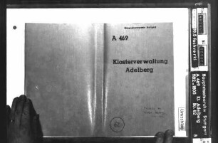 Bausachen des Klosters Adelberg