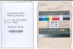 Entnazifizierung Gustav Pielsticker , geb. 00.00.0000 (Arzt)
