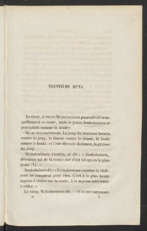 Trentième Runa.