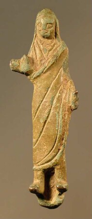 Etruskisch-italische Statuette einer betenden Frau