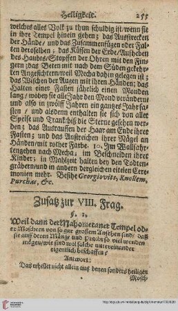 Zusatz zur VIII. Frag