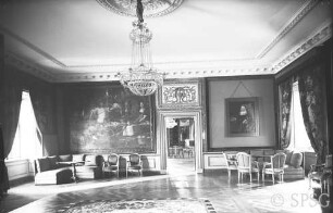 Weilburg an der Lahn, Hochschloss, Gesellschaftszimmer.