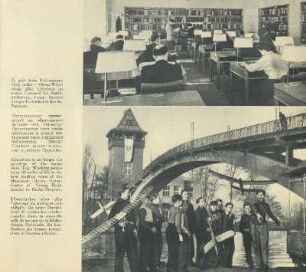 Im neuen Lesesaal der Stadtbibliothek ; Station Junger Techniker in Berlin-Treptow