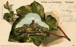 Postkartenalbum mit Motiven von Durlach. "Gruss vom Turmberg - Durlach"