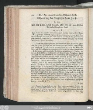 §. 24. Von der Person dieses Königs, oder von der verrichtenden Person des königlichen Amts.