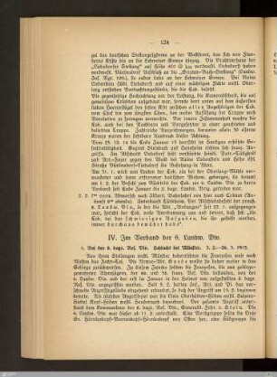 1. Bei der 8. bayr. Res. Div. Schlacht bei Münster