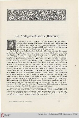 Der Amtsgerichtsbezirk Heldburg